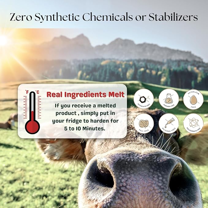 Aspen Kay Naturals Handmade 100% Grass Fed Beef Tallow Balm for Skin Care, Organic Turmeric Moisturizer + Vitamin C (Turmeric Vanilla) Organic Body Butter - 2 fl. oz. Made in USA