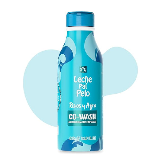 Leche Pal Pelo Curly and Wavy - Co-Wash - Conditioner with Olive Oil, Coconut Oil, Jojoba Oil - Hair Conditioner for Curly, Wavy, Frizzy Hair - 14.9 oz