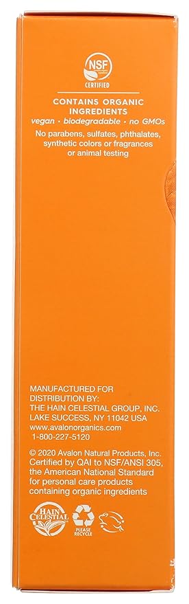 Avalon Organics Radiance Serum with Vitamin C, 1 Oz