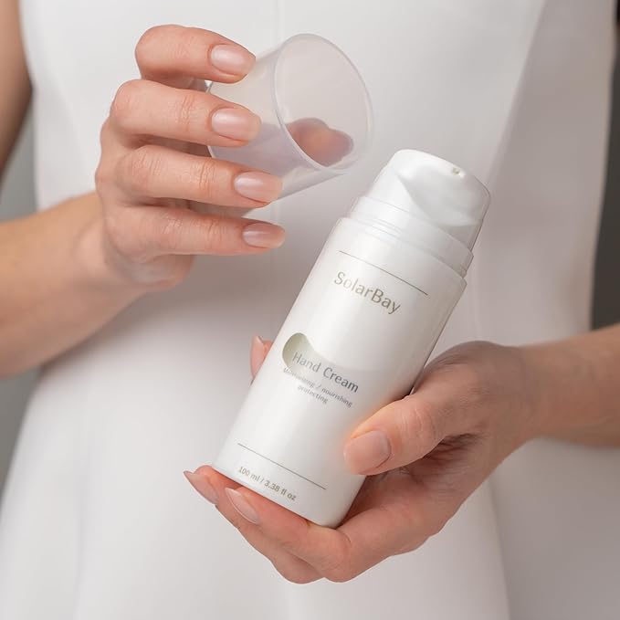 Hand Cream for Dry Cracked Hands-Shea Butter & Jojoba Oil-Moisturizing Lotion for Extremely Dry Skin, Fingertip & Cuticle Care-Vitamin E & Panthenol-For Women & Men-Airless Pump Bottle