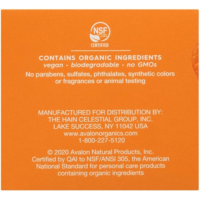 Avalon Organics Skin Moisturizer with Vitamin C, 1.7 Oz, Dermatologist Tested, Plant-Based Formula, Cruelty-Free