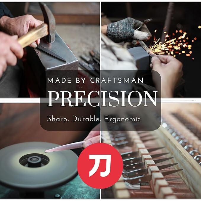 Saki Gold Professional Set of Hair Shears - 6 Inch Set Includes Gold Hair Scissors, Thinning Shears and Razor and Leather Carrying Case