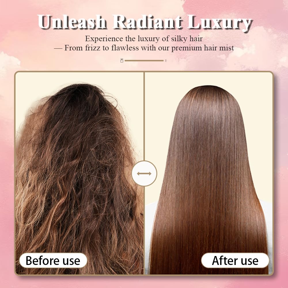 NP NATURES PHILOSOPHY Hair Perfume, Leave-in Hair Serum & Shine Spray for Women, Anti-Frizz Hair Care, Lightweight Leave-in Conditioner & Glossier Hair Perfume oils - 1.7 Fl oz