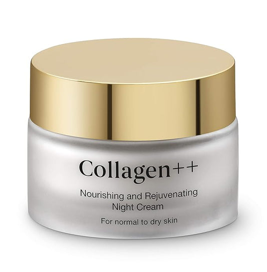 Collagen++ Anti-Aging Night Cream for Women – Firming & Hydrating Face Moisturizer Peptides, Vitamin E, Dead Sea Minerals & Natural Oils – Anti-Wrinkle Cream for Face & Neck, 1.7 oz