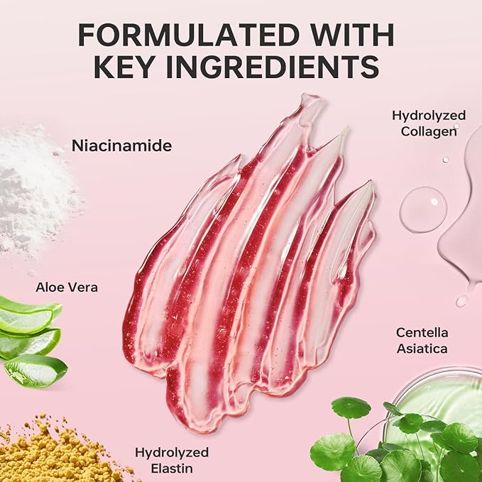 BOLI Collagen Jelly Cream - Moisturizing Hydrating Face Cream with Niacinamide & Hydrolyzed Collagen for All Skin Types (120g)