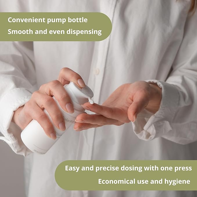 Hand Cream for Dry Cracked Hands-Shea Butter & Jojoba Oil-Moisturizing Lotion for Extremely Dry Skin, Fingertip & Cuticle Care-Vitamin E & Panthenol-For Women & Men-Airless Pump Bottle