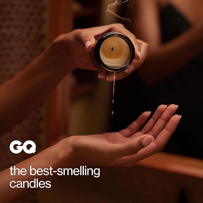 Maude Burn No. 3 - Hydrating + Skin-Softening Soybean + Jojoba Oil Massage Candle - Soothing Warm Massage Oil Candle with Notes of Eucalyptus + Sandalwood - Relaxing Self Care Gifts (4 oz)