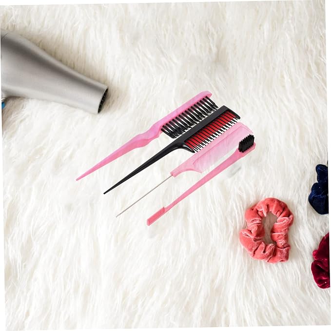 SAFIGLE 1set Hairdressing Tinting Combs and Brushes for Even Hair Coloring and Washable Hair Comb Brush Kit for Professional and Home Use