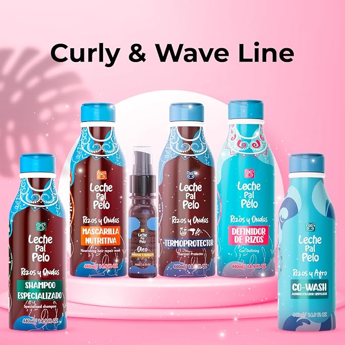 Leche Pal Pelo Curly and Wavy - Co-Wash - Conditioner with Olive Oil, Coconut Oil, Jojoba Oil - Hair Conditioner for Curly, Wavy, Frizzy Hair - 14.9 oz