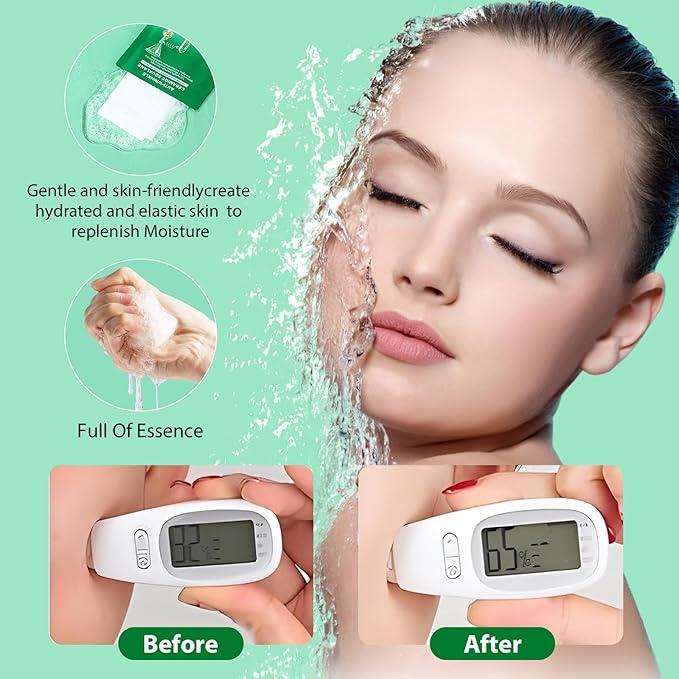 Facial Masks Skincare for Women,Squalan Hydrating Face Sheet Masks,Moisturizing Face Mask Suitable for All the Skin,Dry Skin,Face Spa Mask 15 Sheets