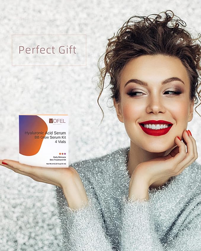 Hyaluronic Acid Serum for Microneedling Serum Ampoules for Face Serum 0.35 oz 4 Vials