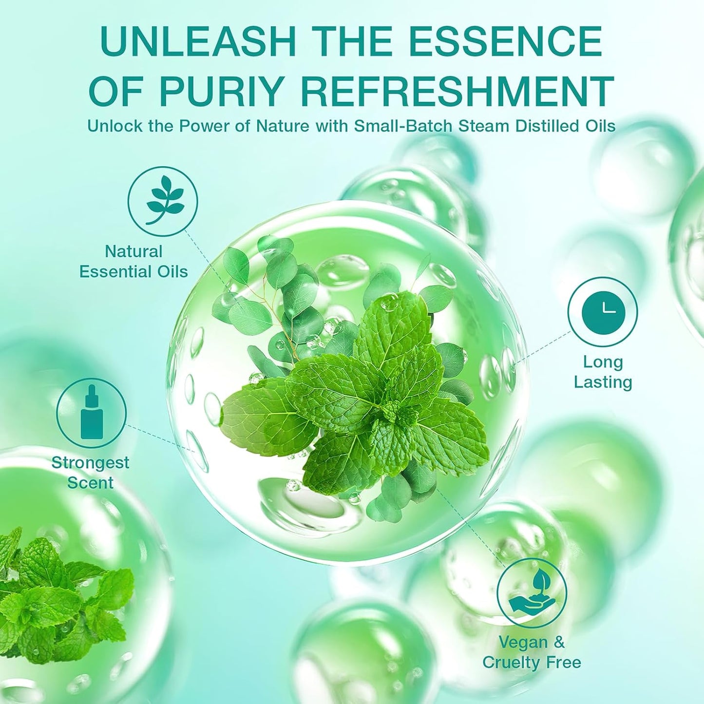 Shower Steamers Aromatherapy - 18 Pack Shower Bombs Birthday Christmas Gifts for Women Men, Eucalyptus for Shower with Essential Oils, Nasal Relief,Self Care Spa Gifts for Women - Eucalyptus & Mint