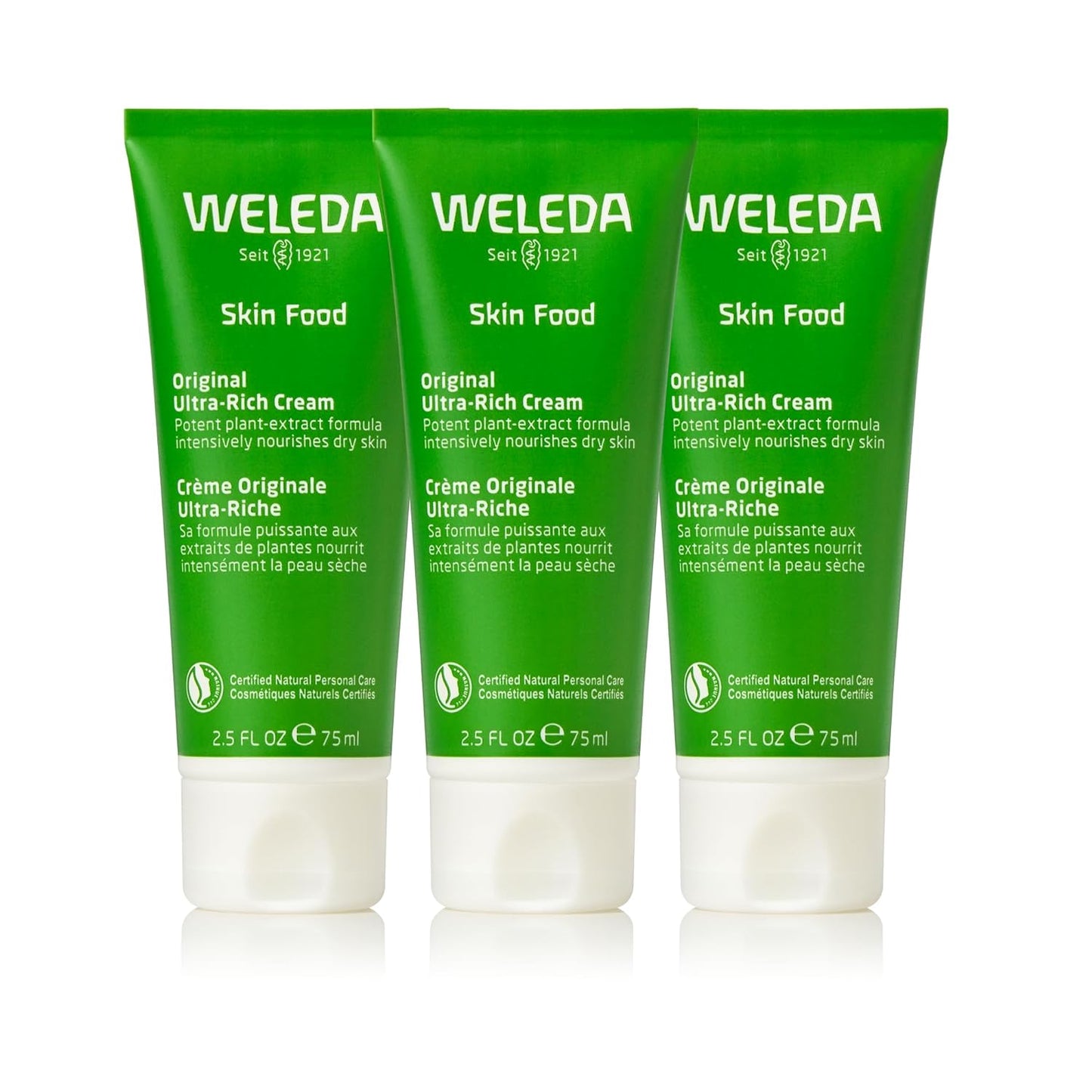 Weleda Skin Food Original 3-Pack with Body Lotion, 6.8 oz