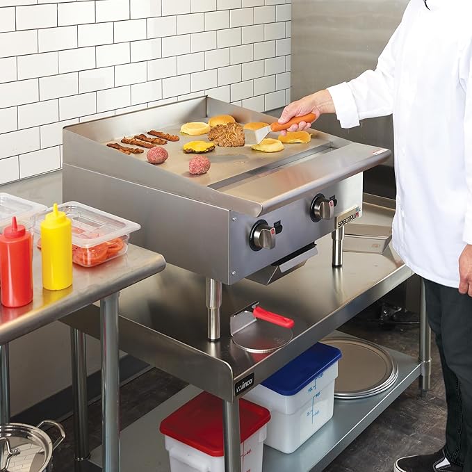 Winco Commercial Natural Gas Griddle,24"