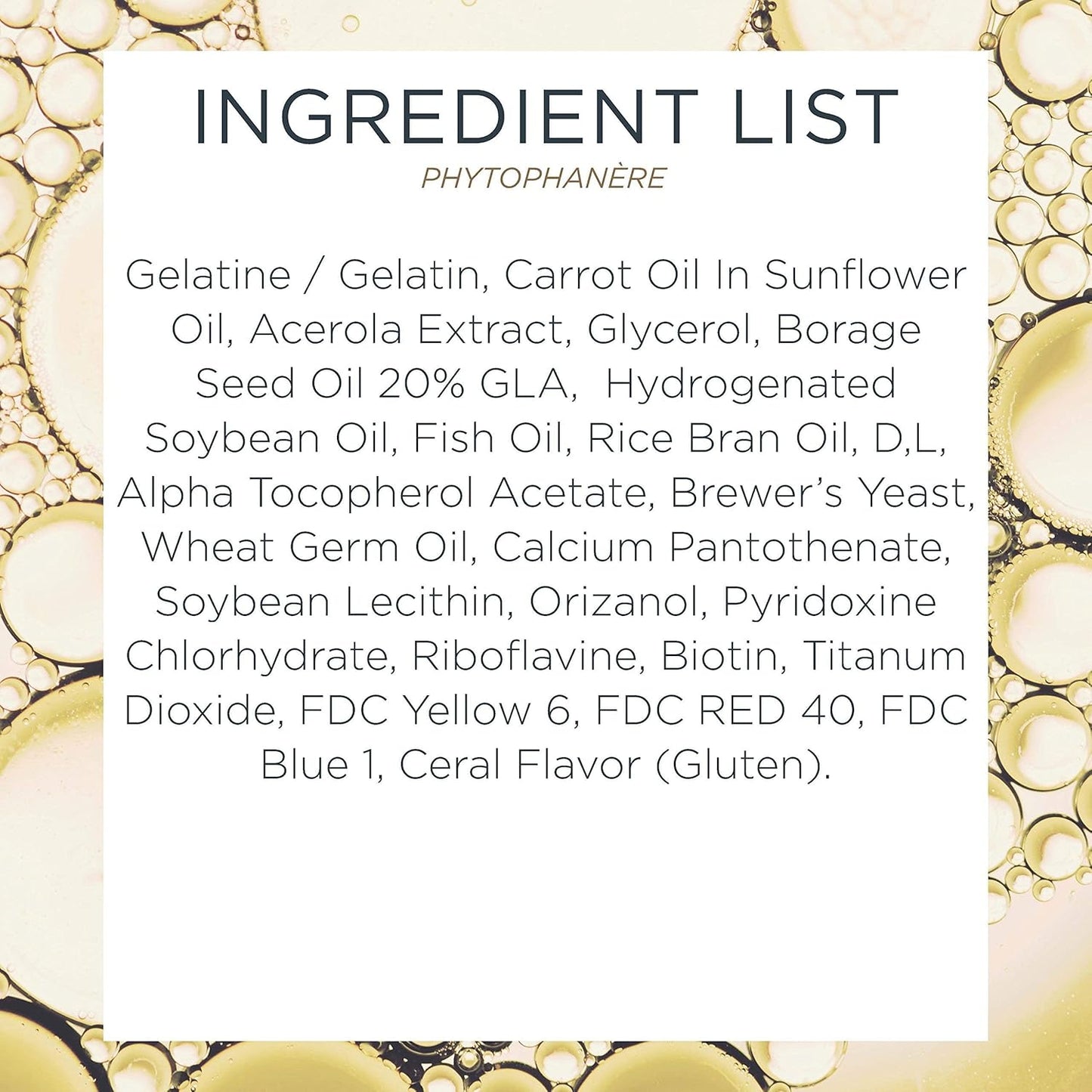 PHYTO Phytophanère 100% Natural Hair Loss Thinning Dietary Supplement, 2-Month Supply 120 Count (Pack of 1) - Glowelle