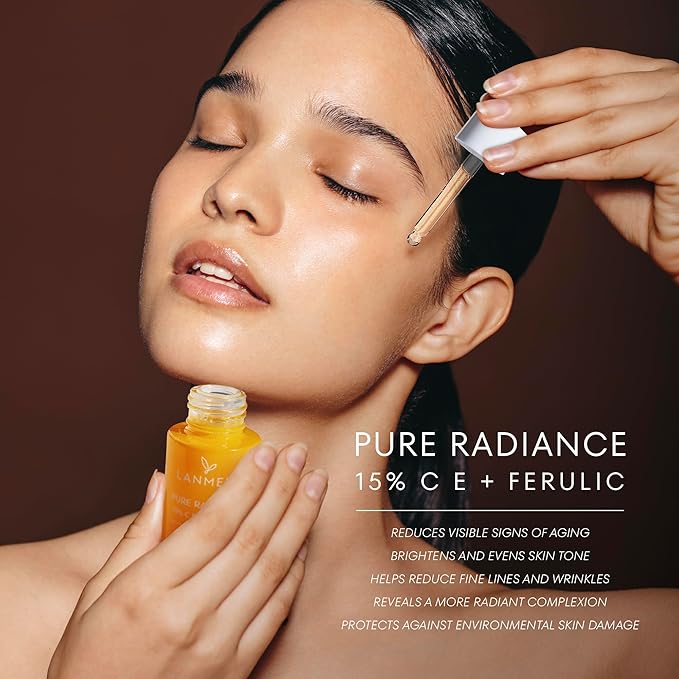 Vitamin C Serum With Ferulic Acid: C & E Ferulic Face Serum With 15% Ascorbic Acid, Vitamin E, Hyaluronic Acid - Vit C Serum for Hydration, Brightening, Anti-aging, Anti Wrinkle, Skin Repair 1 Fl Oz