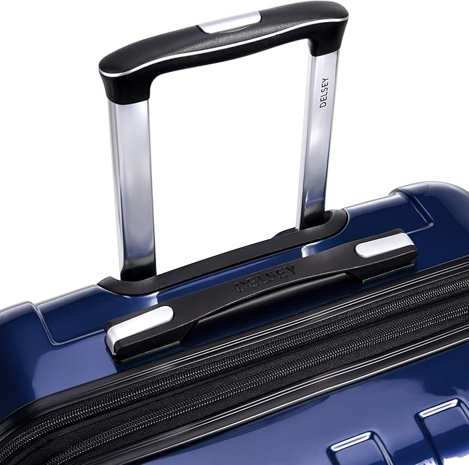 DELSEY PARIS Helium Aero Hardside Expandable Luggage with Spinner Wheels, Blue Cobalt, 3-Piece Set (21/24/28)