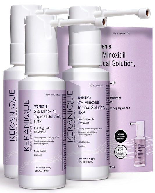 Keranique Hair Regrowth Treatment Extended Nozzle Sprayer - Glowelle