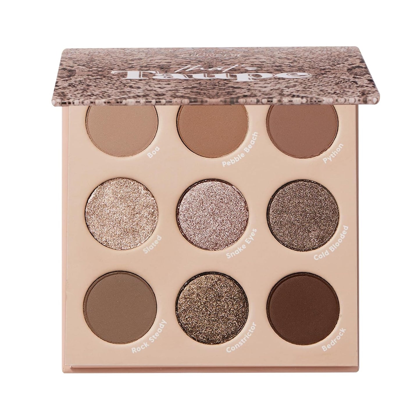 ColourPop That's Taupe Eyeshadow Palette - Cool-Toned Shadow Palette with Metallic and Matte Finishes - High-Pigment Eye Makeup with a Long-Wearing Formula (0.3 oz)