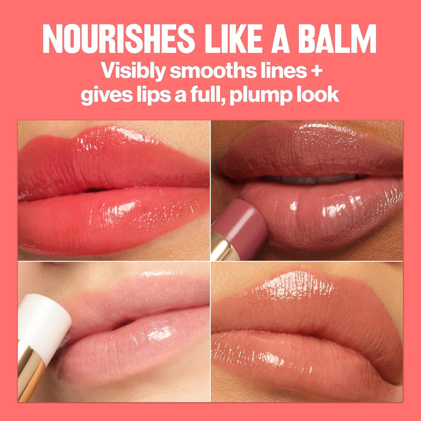 REVLON Super Lustrous Glass Shine Balm, Hydrating Tinted Lipstick, Sheer, Glossy Shiny Finish, 010 Spiced Wine, 0.11 oz