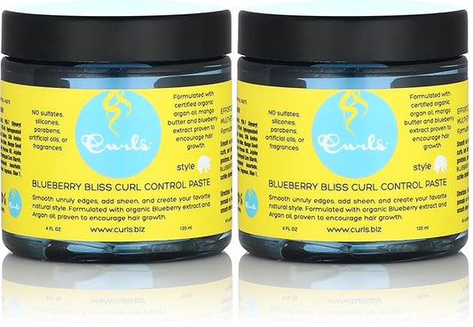 Curls Blueberry Bliss Control Paste, 4 Ounces, Multicolor, reg (Pack of 2)
