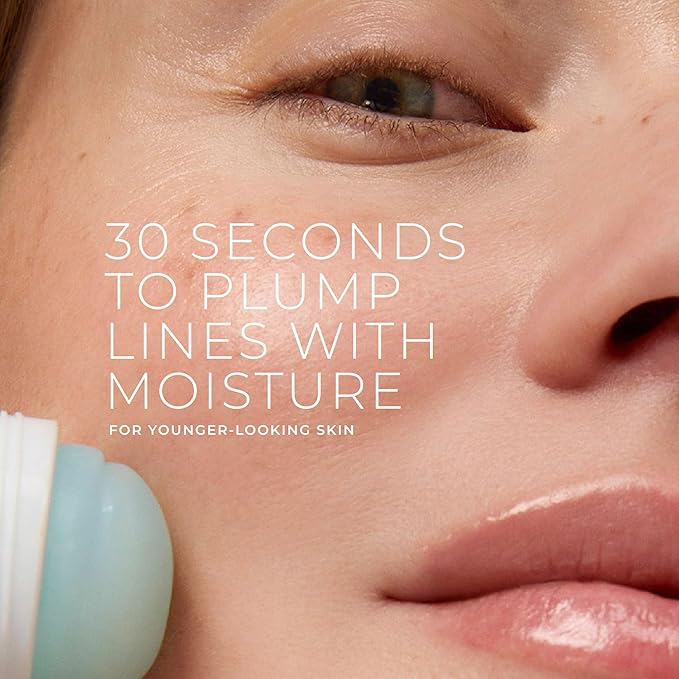 RoC Hydration+ Replumping Serum Stick, Fragrance-Free, Hydrating And Cooling Hyaluronic & Peptide Formula To Boost Elasticity And Visibly Smooth Aging Skin, With Line Smooth Eye Cream Packette, 0.7oz