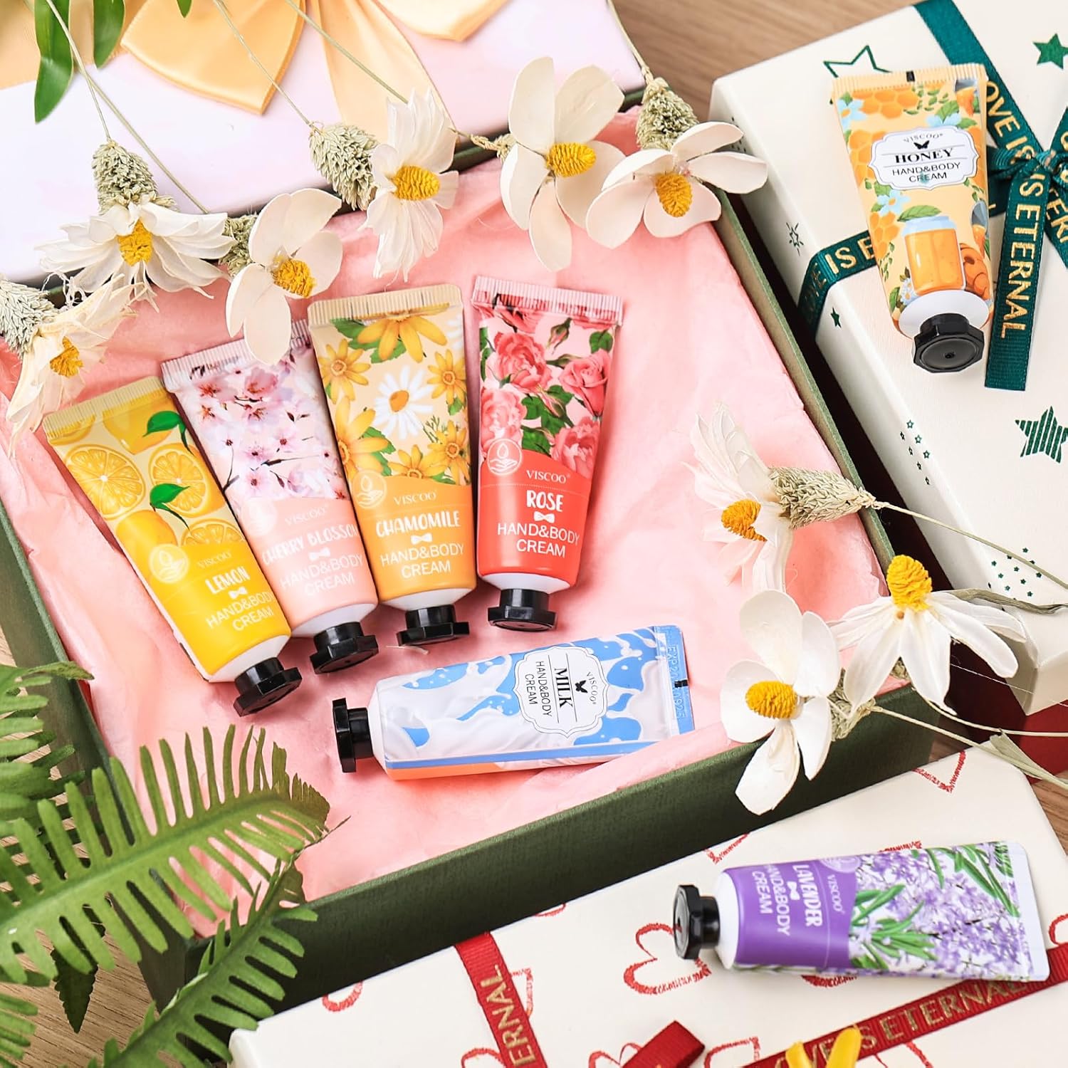 14 Pack Hand Cream Gifts Set for Women, Bulk Hand Lotion for Birthday Gifts for Women, Bridesmaid Gifts, Thank You Gifts, Party Favors, Mini Moisturizing Hand Lotion Travel Size for Dry Cracked Hands - Glowelle