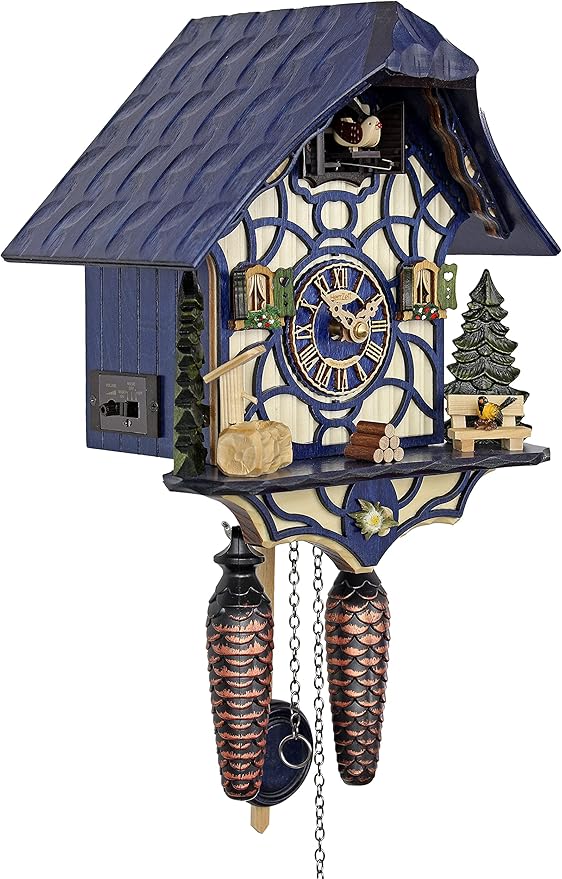 Quartz Cuckoo Clock - Magic Blue AH 34 QM