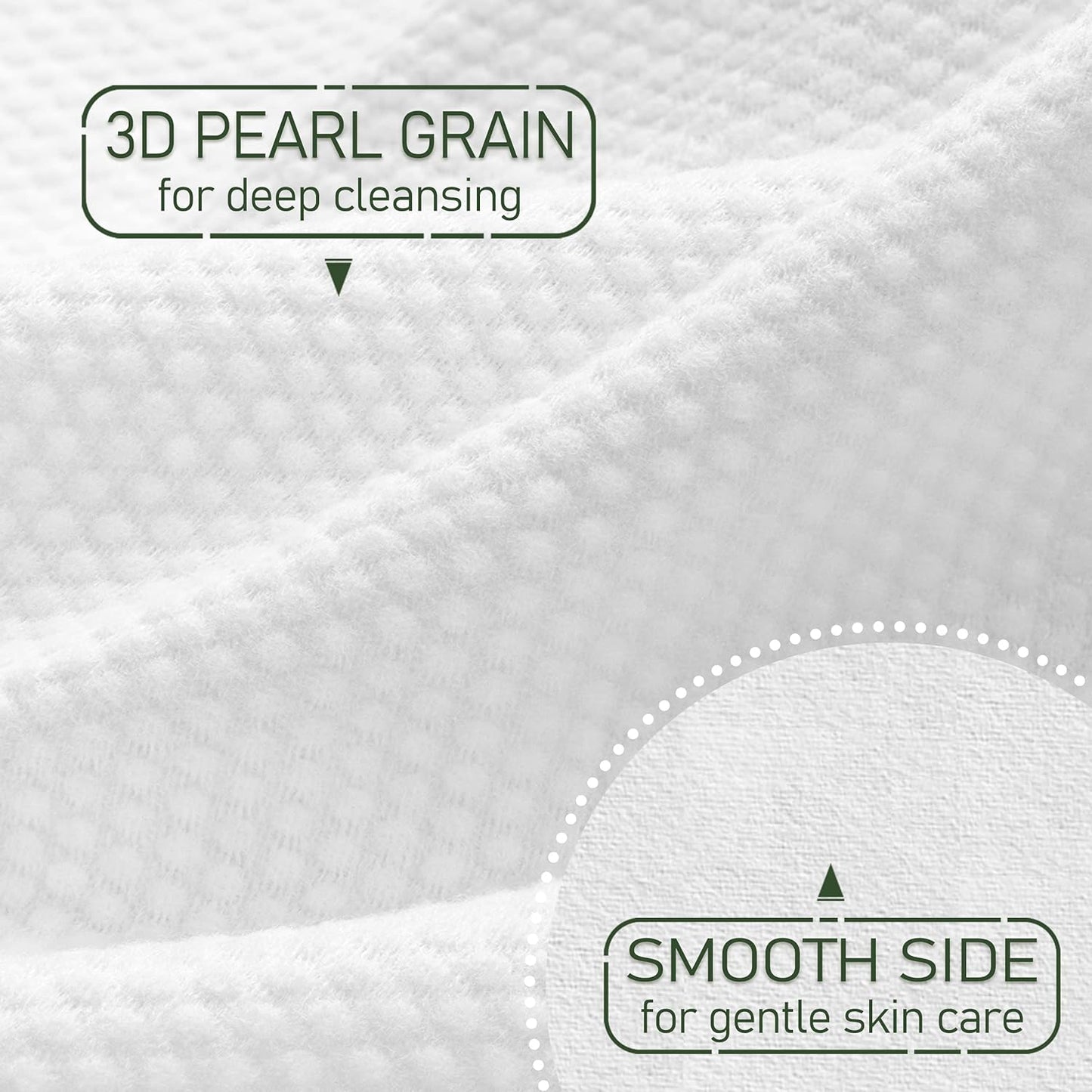 Bamboo Viscose Disposable Face Towel Biodegradable Large Dry Face Wipes 240 Count Extra Thick Soft Clean Facial Towels for Sensitive Skin, Makeup Removing, Facial Cleansing