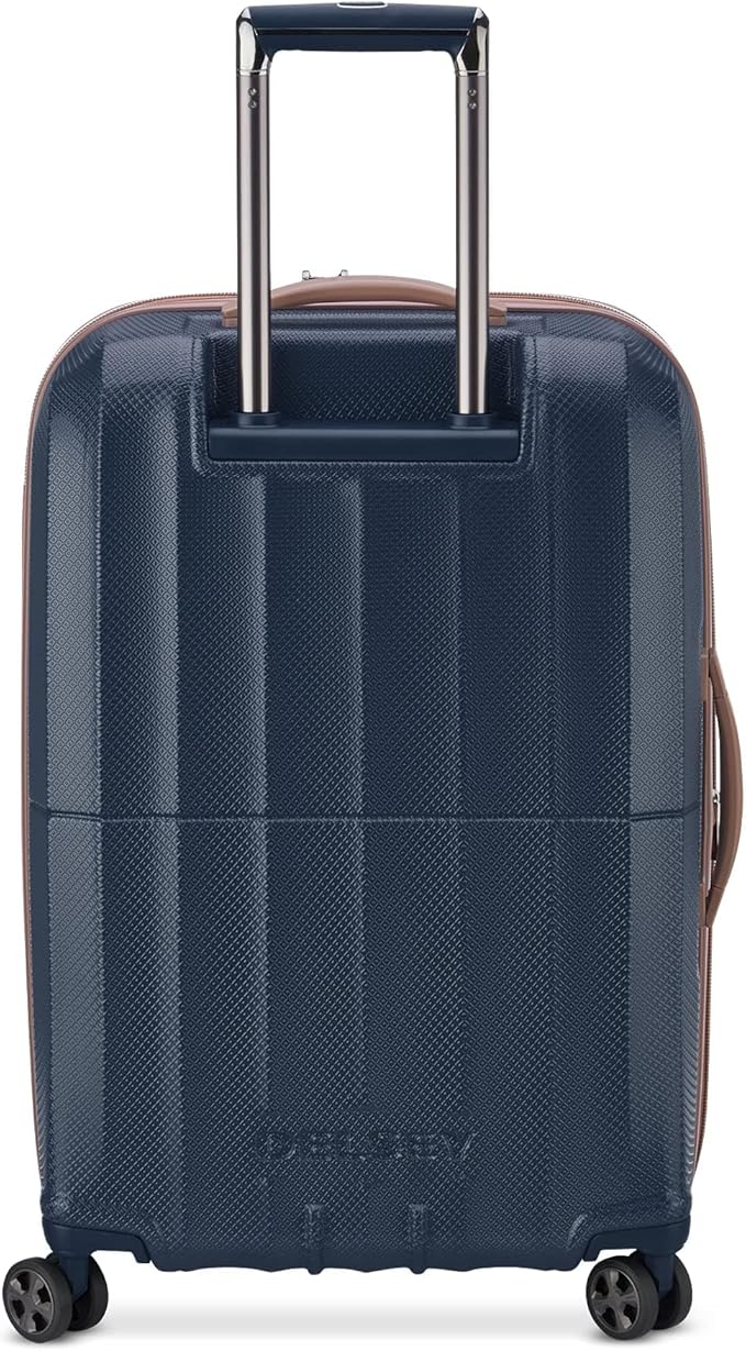 DELSEY PARIS Carrousel Hardside Expandable Luggage with Spinner Wheels, Navy, 2 Piece Set (21/28)