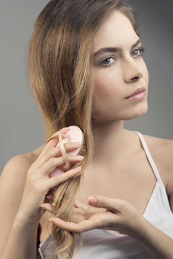 B109 Shower Head Brush/Exfoliator Shampoo Brush/Head Massager Scalp Stress Relax Shower Brush/Scalp Scrub Hair Brush Massager/Hair Massager for Hair Growth/Scalp Dandruff Brush Small Hair Brush