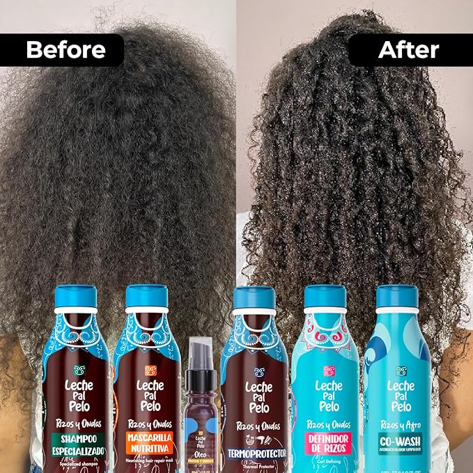 Leche Pal Pelo Curly and Wavy - Co-Wash - Conditioner with Olive Oil, Coconut Oil, Jojoba Oil - Hair Conditioner for Curly, Wavy, Frizzy Hair - 14.9 oz