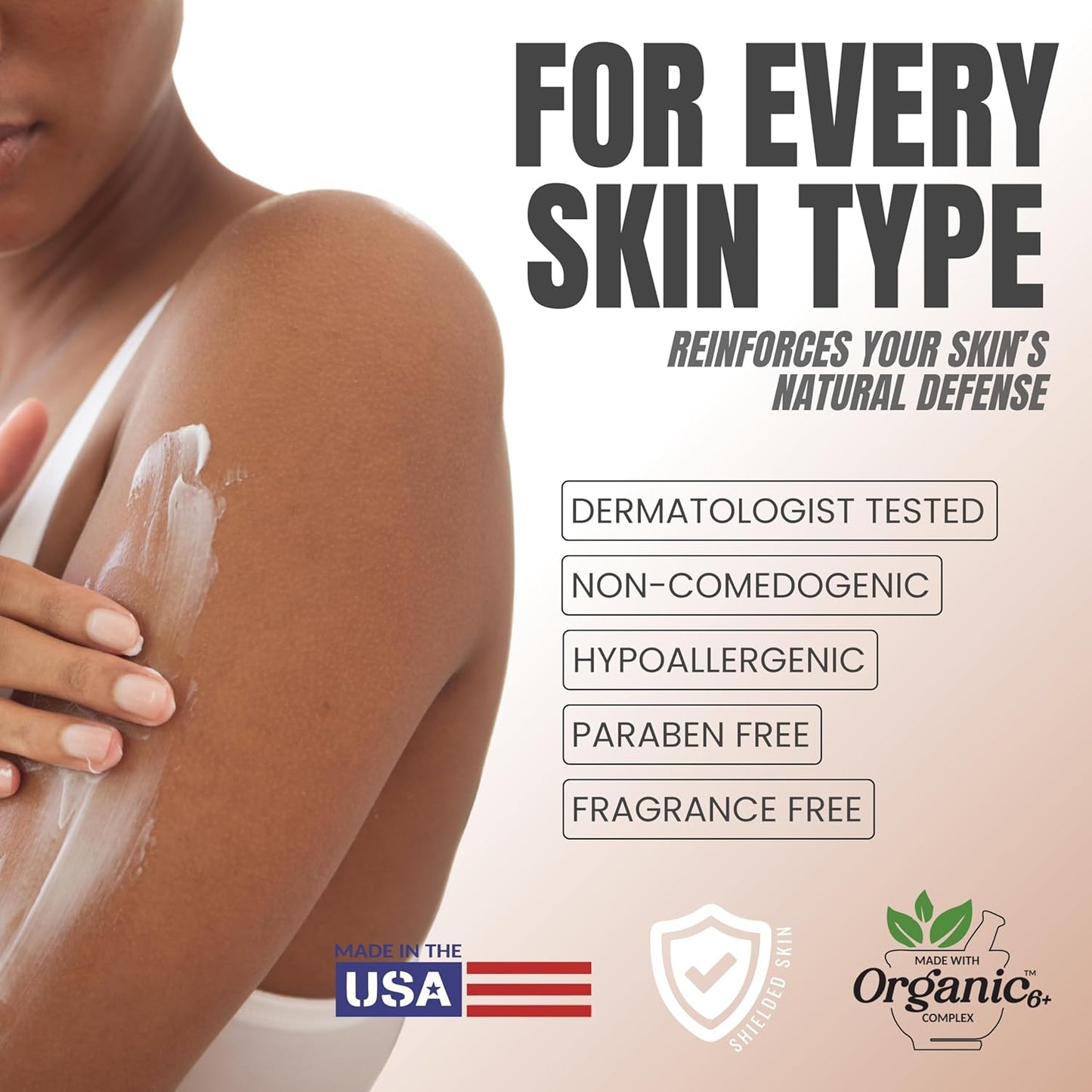 Vitamin C Body Lotion with Ceramides & Stem Cells, Anti-Aging Moisturizer Cream for Noticeably Youthful, Even Skin Tone, Lightweight, Fragrance-Free, 16.9 oz