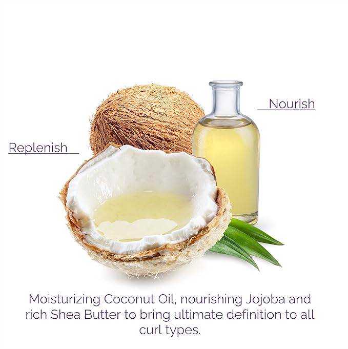 GIOVANNI Curl Habit Curl Shaping Hair Gel - Medium Hold, Light Weight, Curly Hair Gel, Moisturizes Curls, Tames Frizz & Flyaways, Controls Static, Curl Gel for Curly Hair, Silicone Free - 10.5 oz