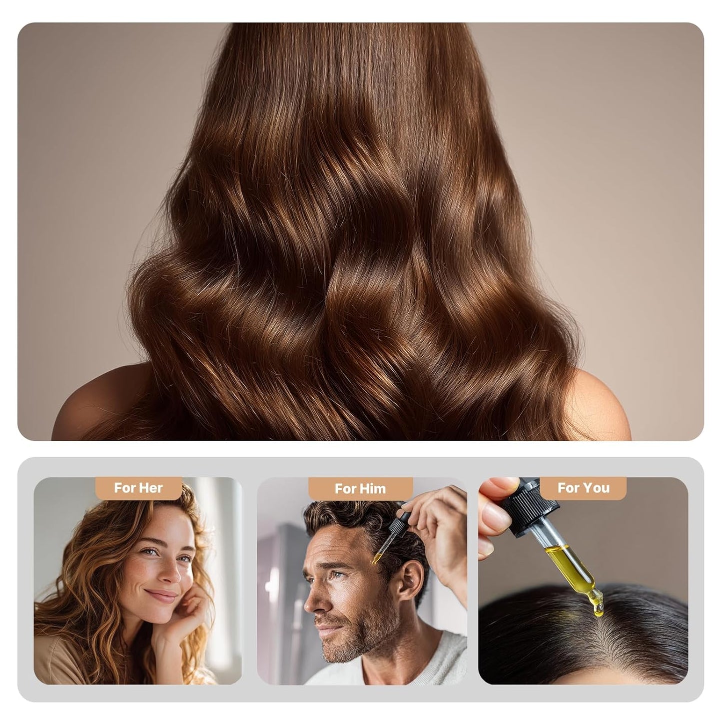 The ÉLIX USDA Organic Rosemary Oil for Hair Growth | Thickening Formula with Castor & Pumpkin Seed | for Hair Loss & Thinning | Made in USA | 4oz