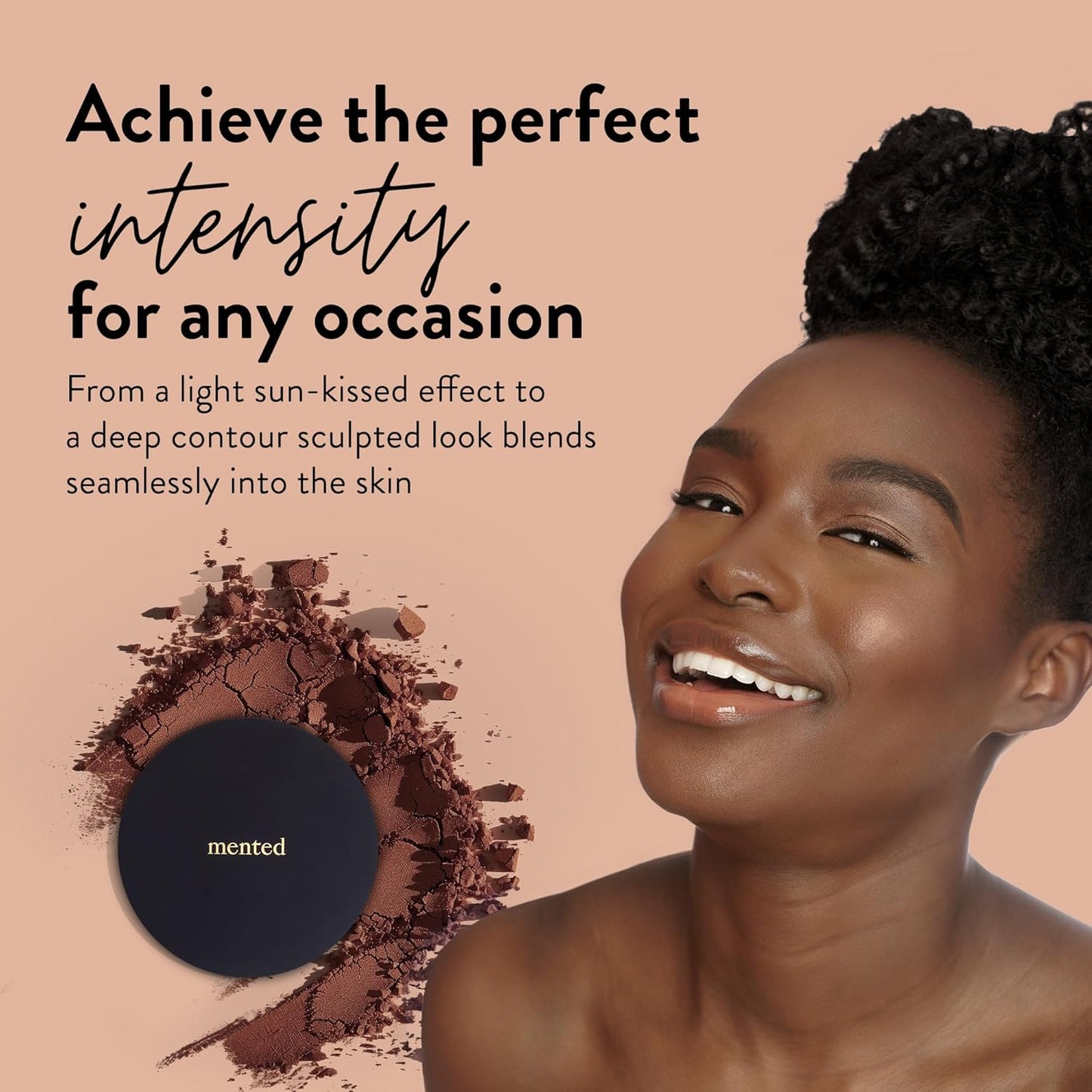 Mented Cosmetics Made in Italy, Cruelty Free Makeup, Vegan, Paraben Free, Shimmer Bronzer, Highlighter Bronzing Powder Palette for Face with Vitamin E + A, 0.35oz/10g, Yacht Life