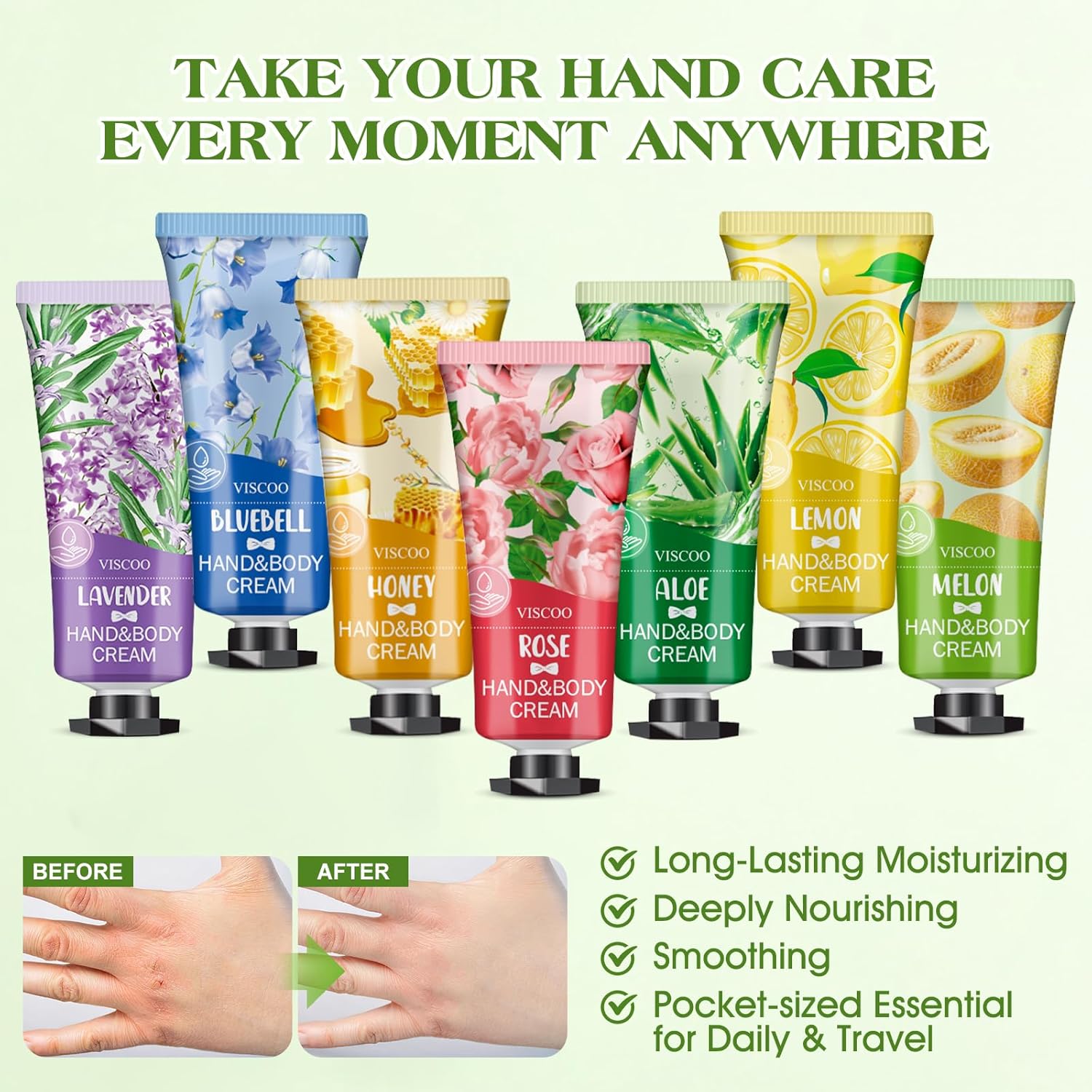 154 Pack Hand Cream Gifts Set for Women, Bulk Hand Lotion for Birthday Gifts for Women, Bridesmaid Gifts, Thank You Gifts, Party Favors, Mini Moisturizing Hand Lotion Travel Size for Dry Cracked Hands - Glowelle