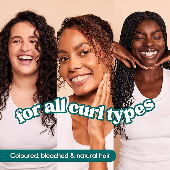 Nature Spell Curl Enhancing Leave-In Cream, Sulfate & Paraben Free, Protects from Heat Damage, Smoothing & Styling Kinks, Coils & Curls, with Coconut Oil & Aloe Vera, Color Safe, Vegan, 13.52 fl oz