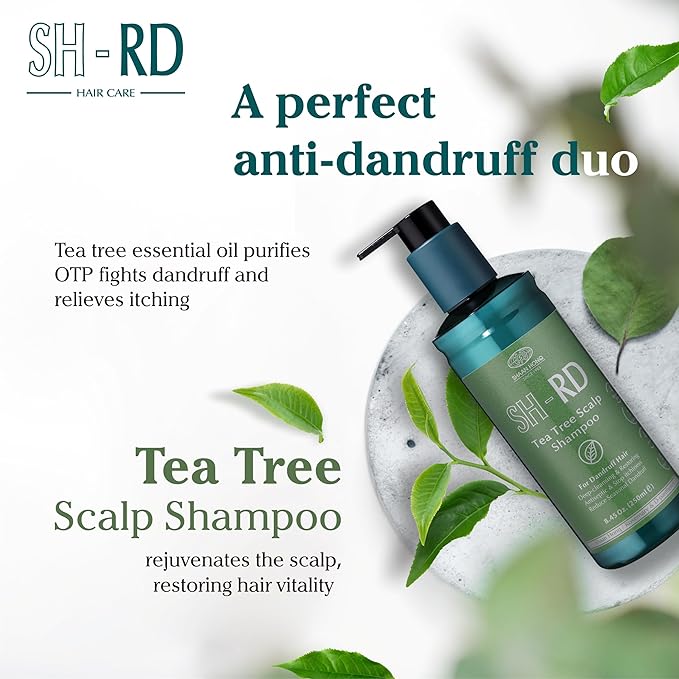 250ml Tea-Tree Shampoo + 250ml Nutra-Therapy Conditioner + 50ml Protein Cream for Dandruff & Sensitive Scalp