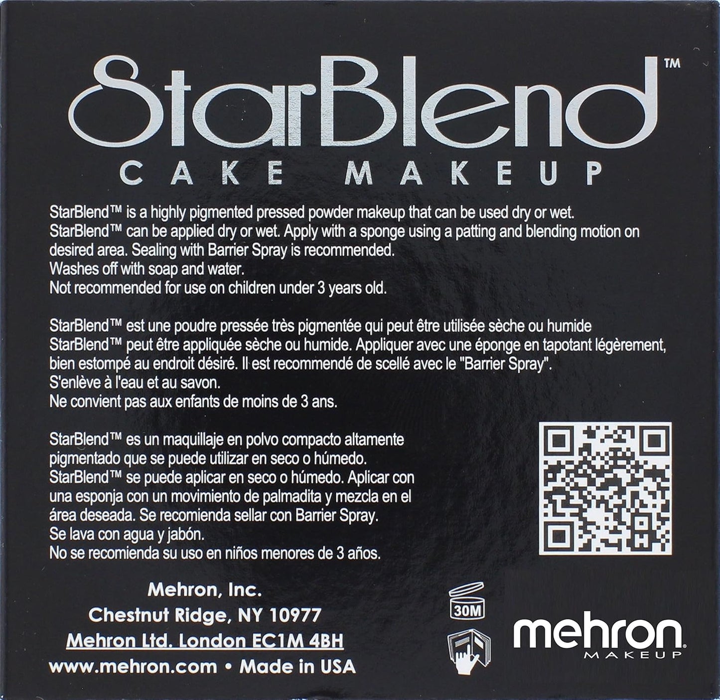 Mehron Makeup StarBlend Cake (2 oz) (Warm Honey)