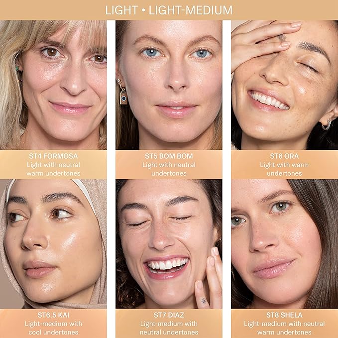 ILIA - Super Serum Skin Tint SPF 40 | Non-Comedogenic, Vegan, LIghtweight to Help Against Blue Light, + Pollution while Hydrating, Smoothing, + Refining (Diaz ST7, 1 fl oz | 30 ml)