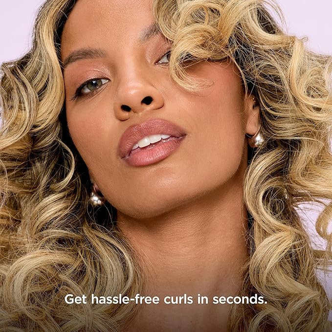 Shark FlexStyle Air Styling & Drying System, Powerful Hair Blow Dryer & Multi-Styler with Auto-Wrap Curlers, Curl-Defining Diffuser, Oval Brush, & Concentrator Attachment, Stone, HD435