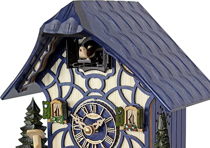 Quartz Cuckoo Clock - Magic Blue AH 34 QM