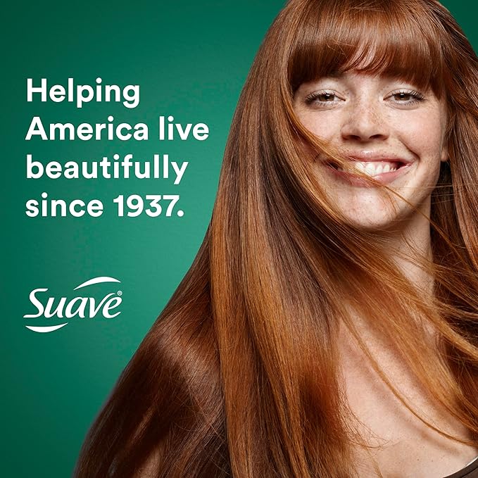 Suave Shampoo and Conditioner Set, Almond & Shea Butter - Moisturizing Shampoo & Conditioner, Dry Hair Treatment, Scented, 12.6 Oz Ea (2 Piece Set)