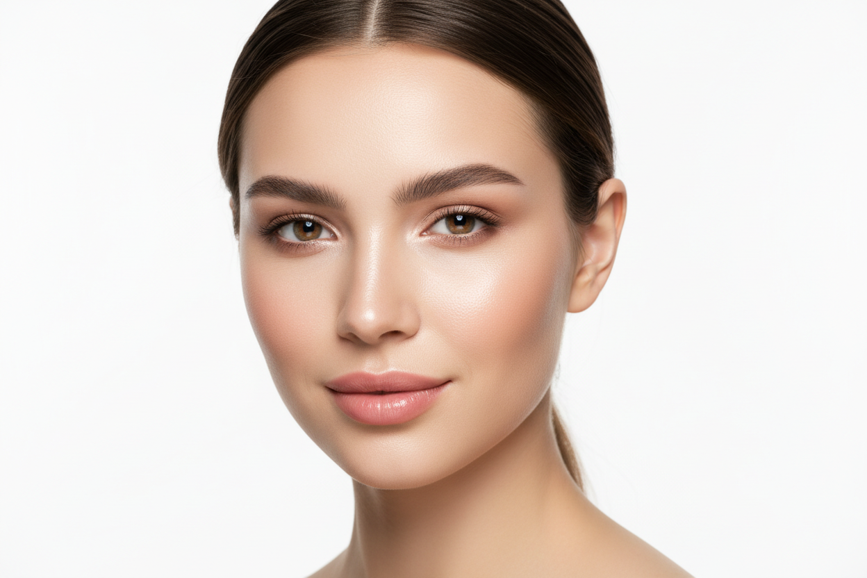 Beauty products model 